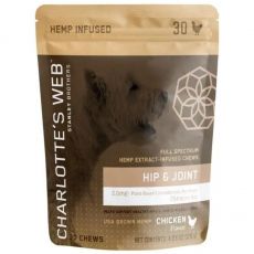 Charlotte's Web - Hip & Joint CBD Dog Chews with Glucosamine - 30 count